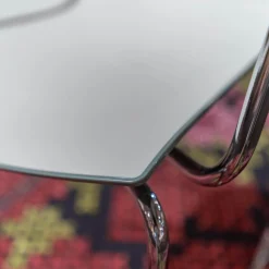 2er-Set Stühle Catifa 46 Kufengestell Polyprophylen Zweifarbig PO00217 Minz/Weiß Stahl CRO Verchromt