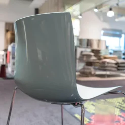 2er-Set Stühle Catifa 46 Kufengestell Polyprophylen Zweifarbig PO00217 Minz/Weiß Stahl CRO Verchromt