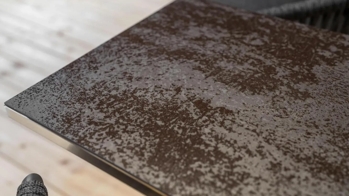 4er-Set Stühle Gabon Anthrazit Dunkelgrau Alu Charcoal