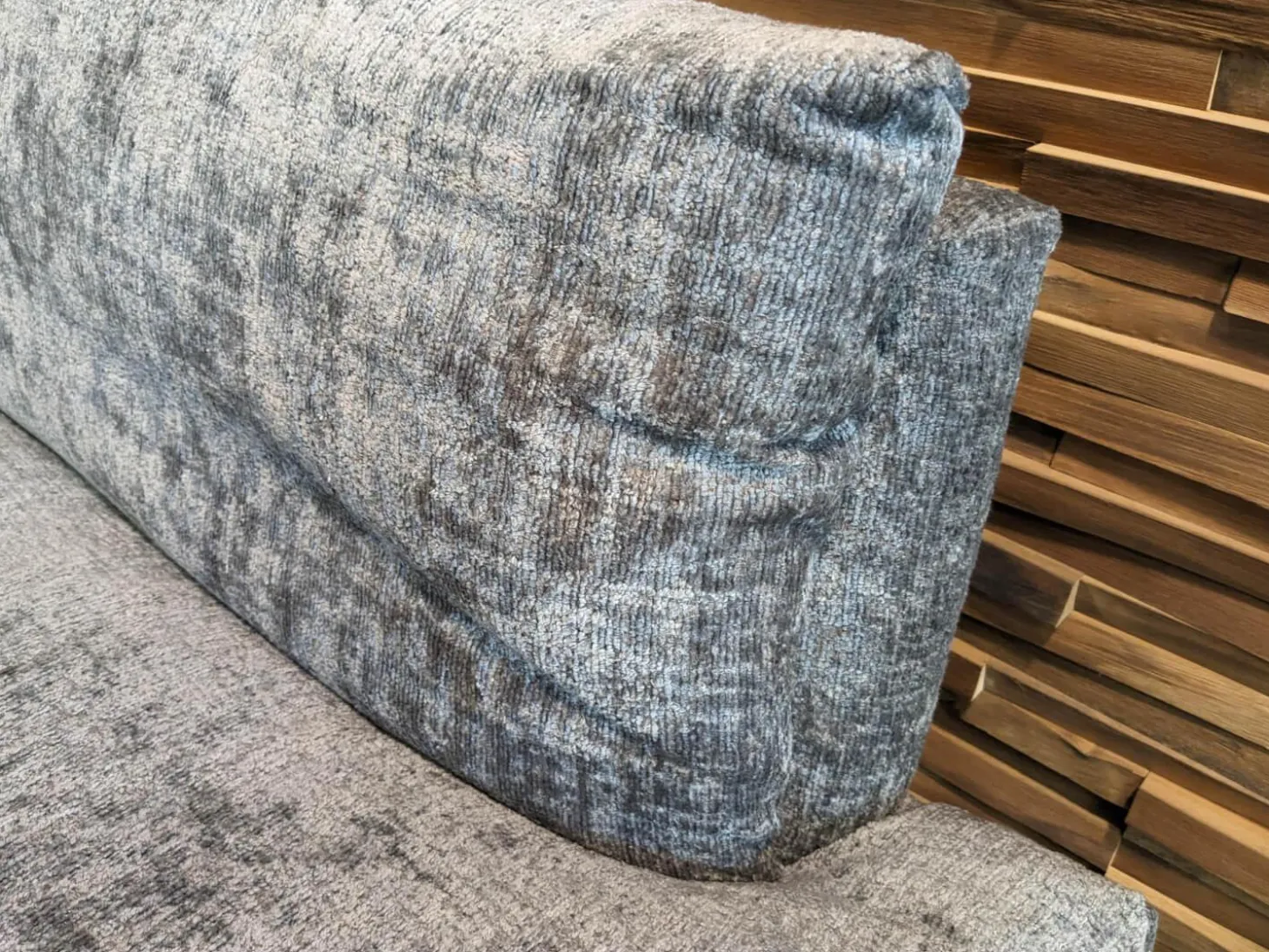 2er-Set Stühle mit Bank WK790/791 Stoff B3094 Basalt Grau