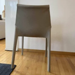 4er-Set Stühle OSE1 Nubukleder Beige