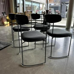 4er-Set Stuhl 922 Keel Indoor Stoff Cortina 53 Grau