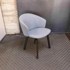 2er-Set Stuhl Close Stoff Blau