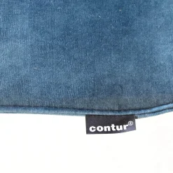 2er-Set Stuhl CO Matrix Bezug Stoff Adore Petrol Füße Stahl Schwarz Pulverbeschichtet