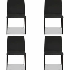 4er-Set Stuhl DEEN 1600 Stoff Kerala 7698 Moonlight Grau