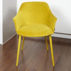 2er-Set Stuhl Kedua Bezug BEL-105 A Dreieckiges Metallrohrgestell