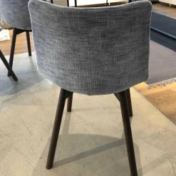 3er-Set Stuhl Nava Stoff Maple 742 Grau Blau