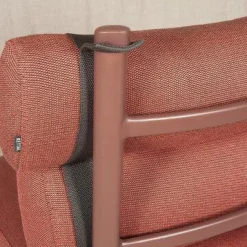 2er-Set Stuhl Outdoor Roll Stoff 308 Sandstone Laminate Gestell Sepia