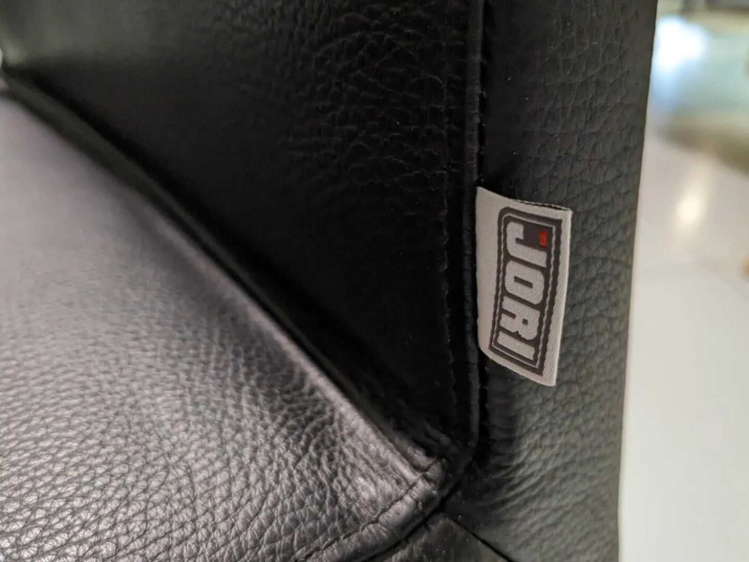 6er-Set Stuhl Perla Leder Celia Nero