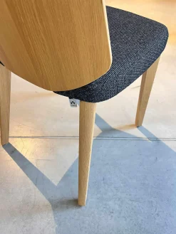 5er-Set Stuhl S 800 Stoff 4403 Schwarz