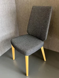 5er-Set Stuhl S 800 Stoff 4403 Schwarz