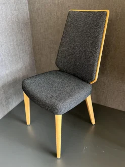 5er-Set Stuhl S 800 Stoff 4403 Schwarz