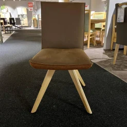 2er-Set Stuhl S1250 S3V Schemel 9 Massiv Wildeiche Natur 2207 Bezug Leder A India Musk Stoff 16 London 39 Schale S3