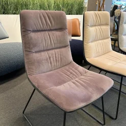 3er-Set Stuhl Stoff Seven Lilac 70 Blossom 166 Und Lavender 71 Drahtkufe Anthrazit Mit Kunststoffgleitern