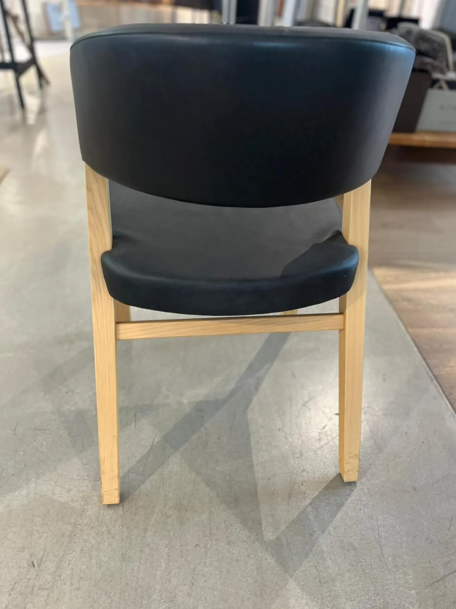 2er-Set Stuhl Xeno Leder Donna Schwarz