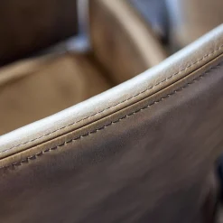 6er-Stuhl Set WK 700 Leder Dakar Classic Greystone Gestell Edelstahl Quadratrohr