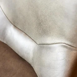 6er-Stuhl Set WK 700 Leder Dakar Classic Greystone Gestell Edelstahl Quadratrohr