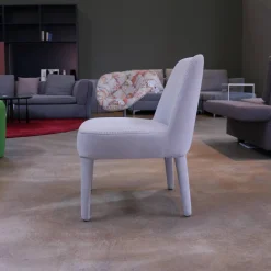 3er-Stuhlgruppe Apta Febo Stoff Licata Grau