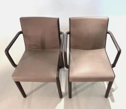 4er-Stuhlset Janet Leder Nocciola S1230 Kat. E