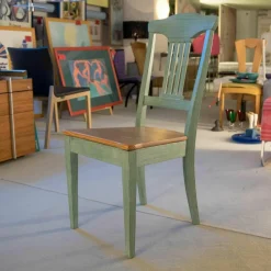 Essgruppe Ausziehbar Tisch und 4 Stühle Catania Ahorn Pinie Mint