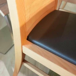 Essgruppe Casera Tisch Mit 4 Stühlen Leder Colarado Dunkelbraun