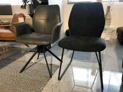 Essgruppe Dinner 5000 Tischplatte Zementdesign mit 6 Stühlen