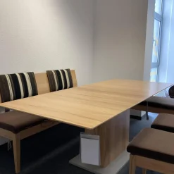 Essgruppe Modell Multisit mit 1 Säulentisch 2 Bänke 2 Stühle mit Funktion
