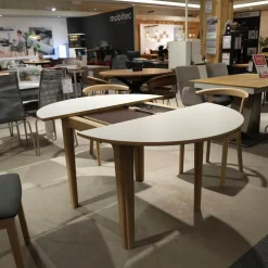 Essgruppe SM 11 Und SM 52 Eiche Weiß Geölt Stoff Remix Sg2 163 Grau