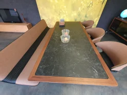 Essgruppe Solid Tisch Bank 3 Stühle Nussbaum Massiv Geölt