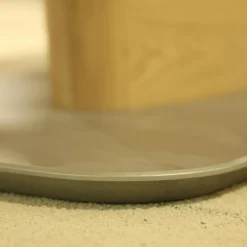 Esstisch 5503 5153 1D Eckholzfurnier Asteiche Bianco Lackiert