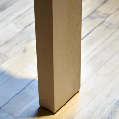 Esstisch 3300 10 Kara Eiche 940 Kreideweiss Lackiert Maserung Quer