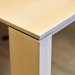 Esstisch 3300 10 Kara Eiche 940 Kreideweiss Lackiert Maserung Quer