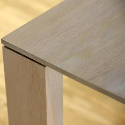 Esstisch 3300 10 Kara Eiche 940 Kreideweiss Lackiert Maserung Quer