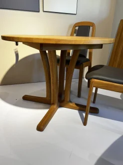 Esstisch 9275 CK 1 Eiche Geölt Platte Kantig Mit Auszug