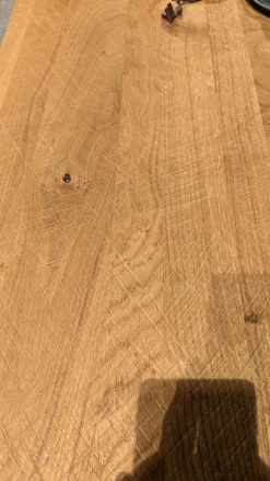 Esstisch 41120 Gunnar Platte Wildeiche Gehackt Gestell Und Füße Metall 056 Bronze Schwarz Ohne Deko Ohne Stühle