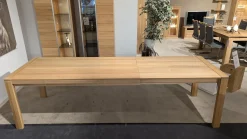 Esstisch Amaro Eiche Bianco Massiv Mit Auszug