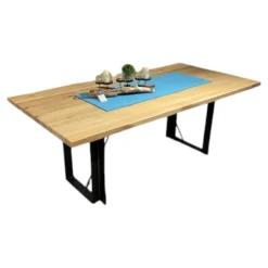 Esstisch Bakersfield Eiche Massiv Bianco Geölt