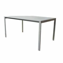 Esstisch Be-Easy Ausziehbar Fenix-NTM Kos Laminat Weiß Gestell Aluminium Weiß