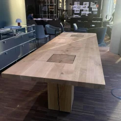 Esstisch Bossexecutive 4 Eiche Mit Knoten