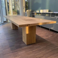 Esstisch Bossexecutive 4 Eiche Mit Knoten