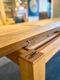 Esstisch Dacapo Kernbuche Massiv Natur Geölt Mit Klappeinlage Inklusive Sitzbank