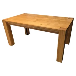 Esstisch Diego Wildeiche Massiv Geölt Mit Butterfly Kalppeinlage