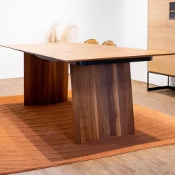 Esstisch Domus R16 Nussbaum Massiv Geölt Gewachst Seidenmatt