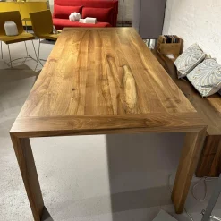 Esstisch Eaton Massivholz Nussbaum Geölt Und Klarlack Matt