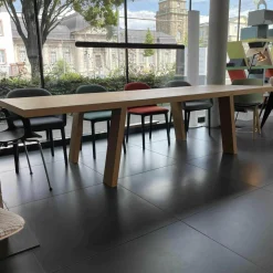 Esstisch Echtholz Dickfurnier Minimo Light Eiche Natur