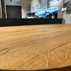 Esstisch Eiche Altholz Natur Geölt Gestell Aluminium Eloxiert C33 Bronze