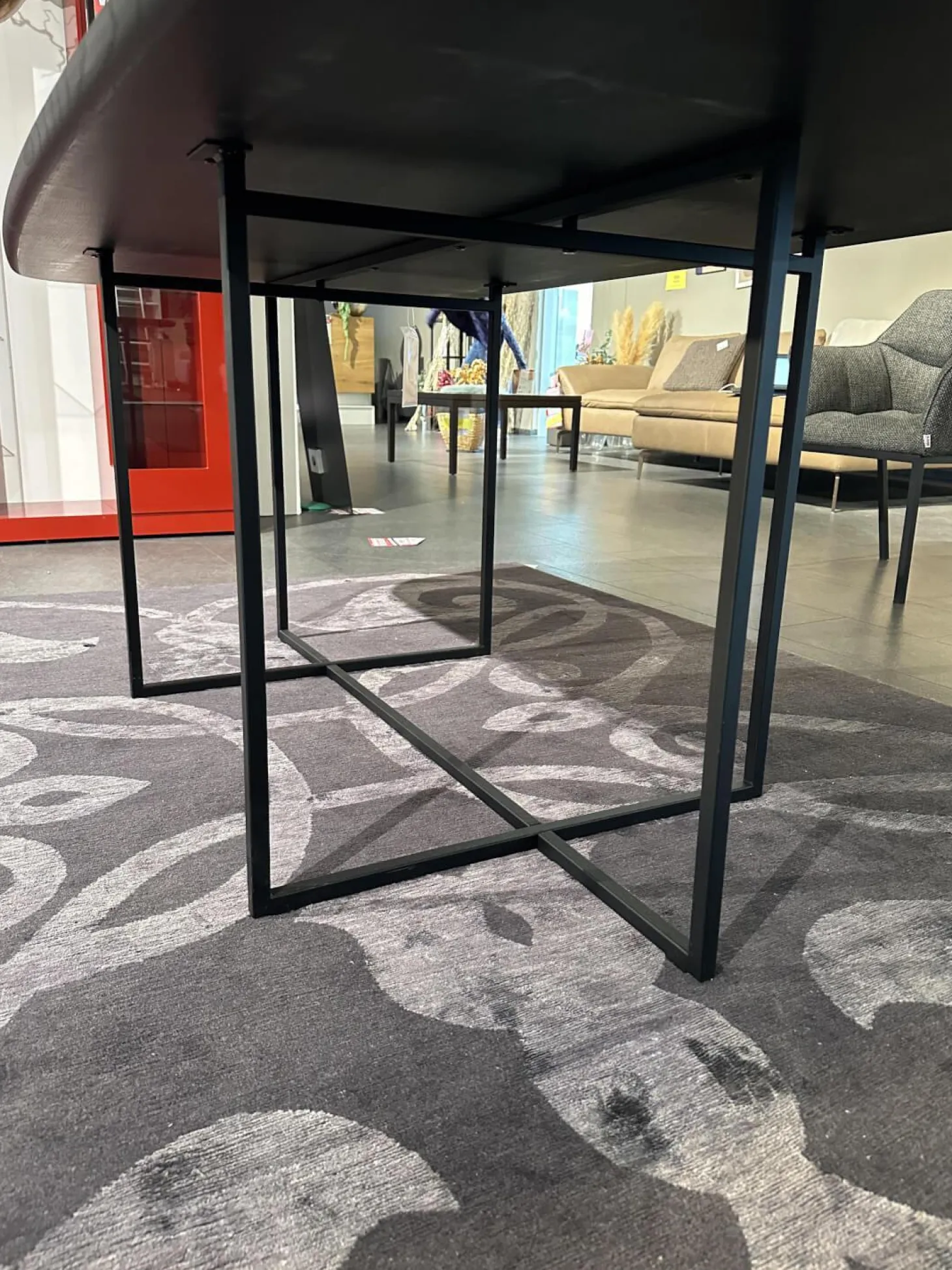 Esstisch Eiche Blackbird Schwarz Mit Abgerundeten Ecken