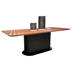 Esstisch Gaia Platte Nussbaum Massiv Natur Geölt