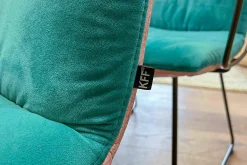 Esstisch Gaia Räuchereiche Massiv mit Stuhlgruppe Arva Light