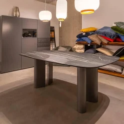 Esstisch Geometric Oval Keramik